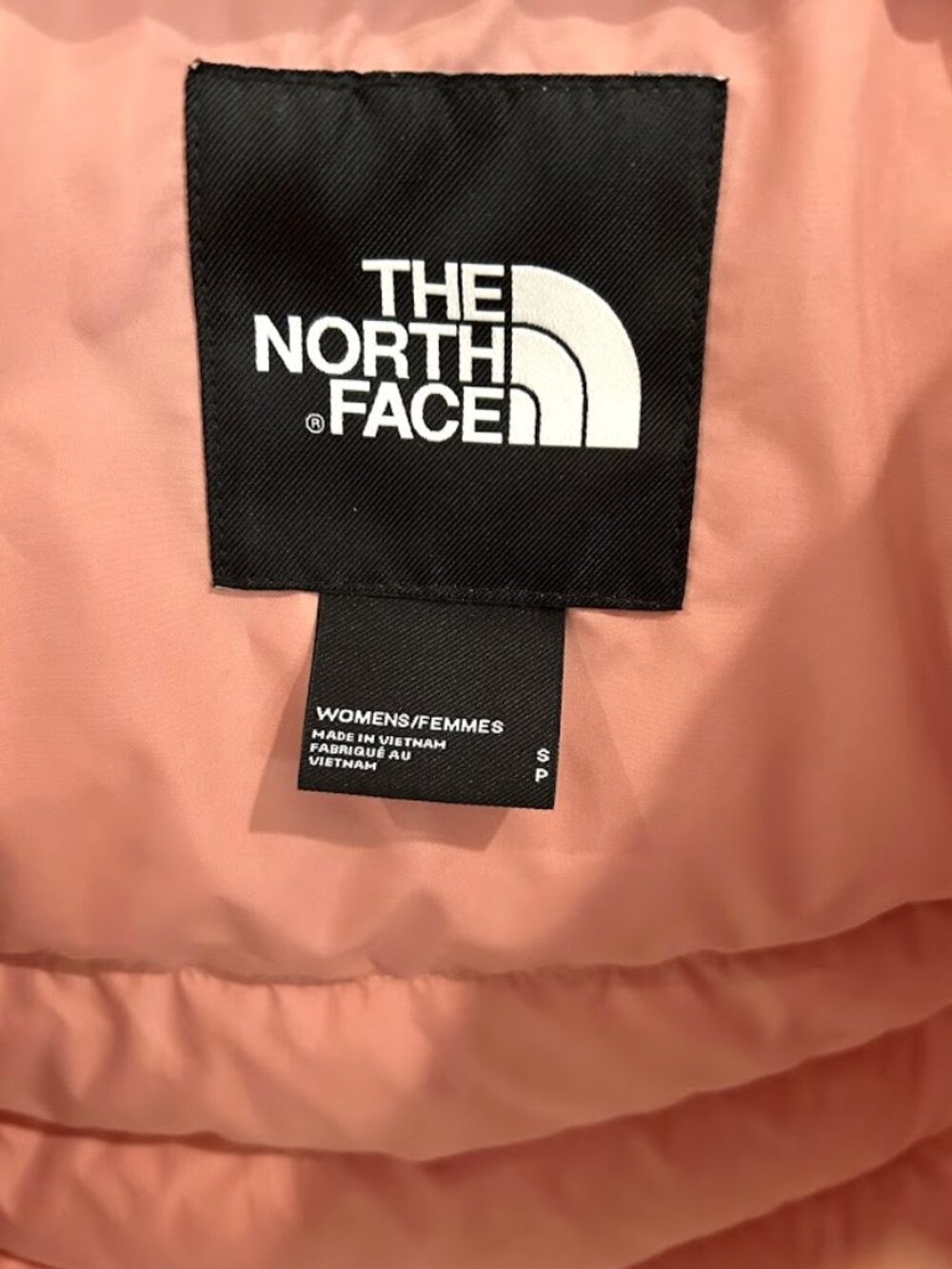 The North Face Aconcagua Down Jacket Womens Small S Pink Puffer Coat - Picture 5 of 9